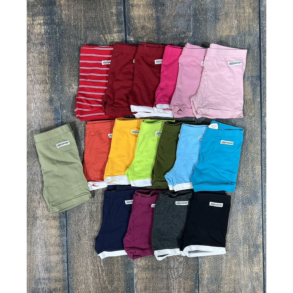Little Fashionista Girls Size 6 Bundle Of Bike Shorts! 17 Pairs!